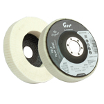 G-Wendt Filz Fächerscheibe Soft D3/H25 Ø115x22,23 mm