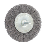 Norton Rundbürste mit Schaft Ø80x10x6 mm - Stahldraht