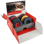 Eisenblätter Fächerschleifscheiben Testbox – 10x Musterscheiben 125 mm