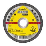 A 346 Extra Trennscheibe, 125x1,6x22,23mm gerade - Klingspor Kronenflex®