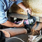 Anwendungsbeispiel: VARILEX® AKKU 18 V mit Trimfix Black Mamba Fächerscheibe